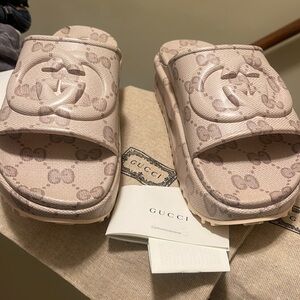 Gucci Platform Slides